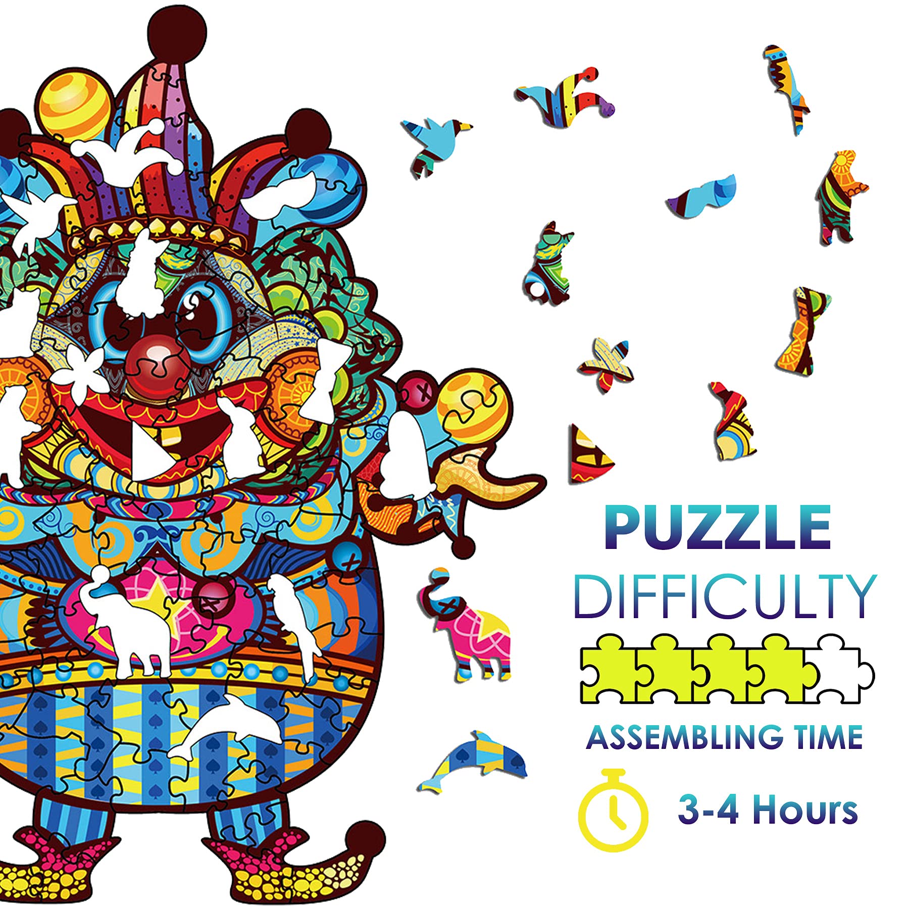 Amazon.co.jp: ジグソーパズル (ピエロ) : Toys & Games